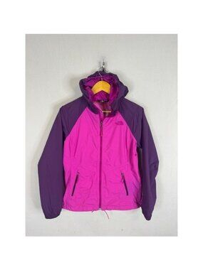 The North Face DryVent Rain Jacket Womens Small Pink Purple Hooded Shell Coat